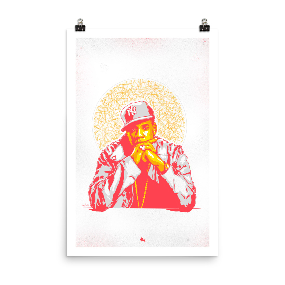 Hip hop portrait illustration