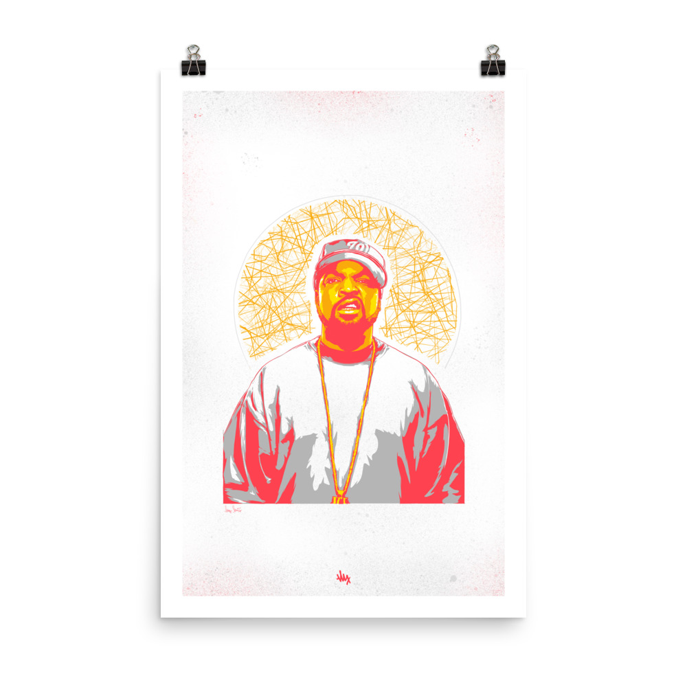 Hip hop portrait illustration